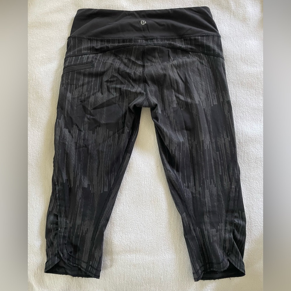 Lululemon Black and Grey Leggings